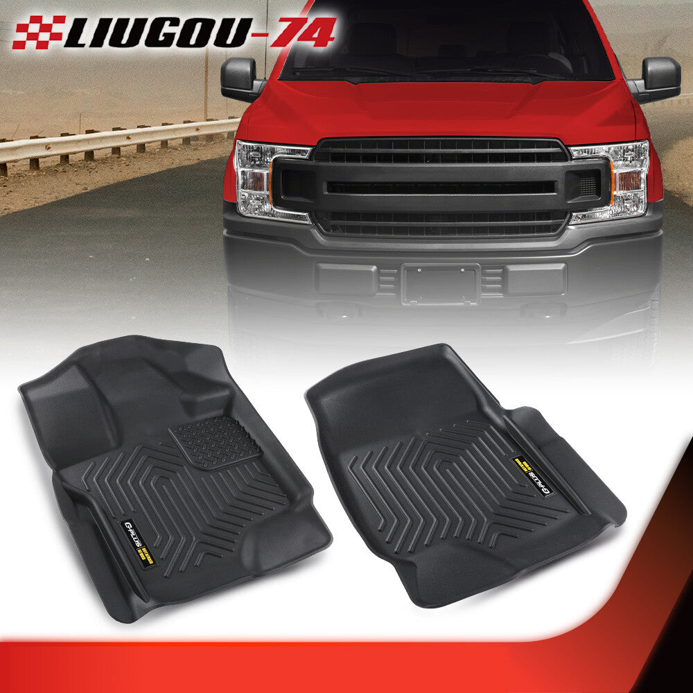 All-weather floor mat lining suitable for 2015-2024  for ford  F-150 F150 Super Crew cab. Q