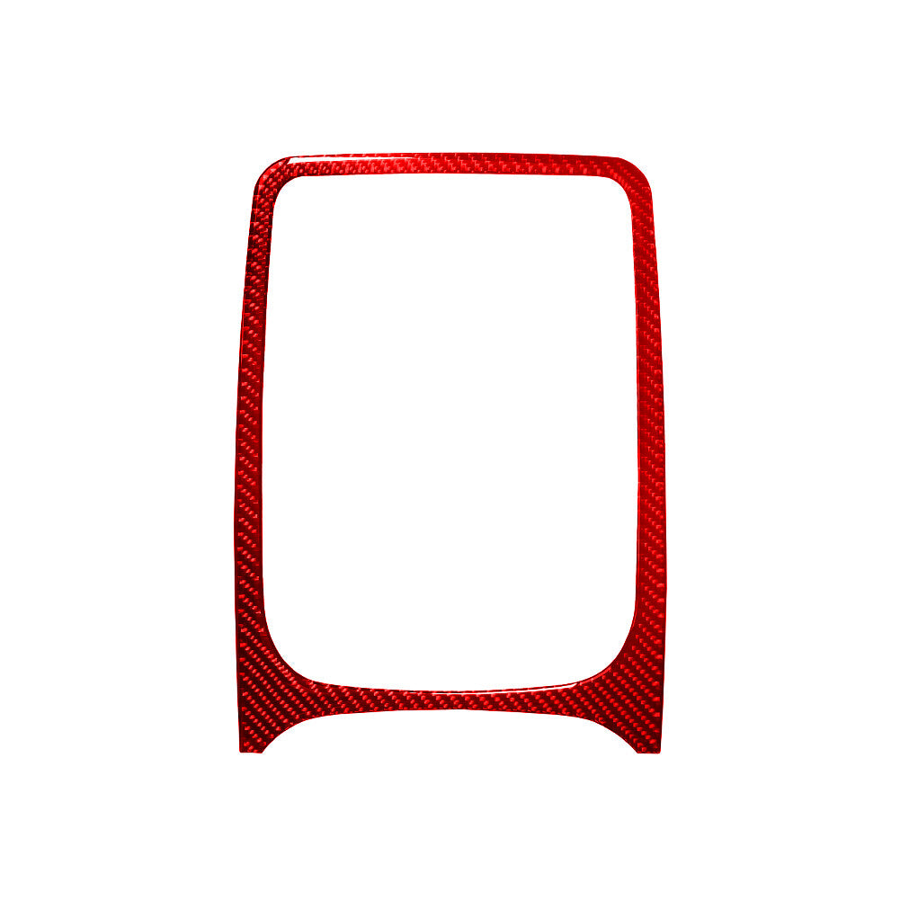 2Pcs Carbon Fiber Rear Door handle Cover Trim for Dodge for RAM 1500 2009-2012 v
