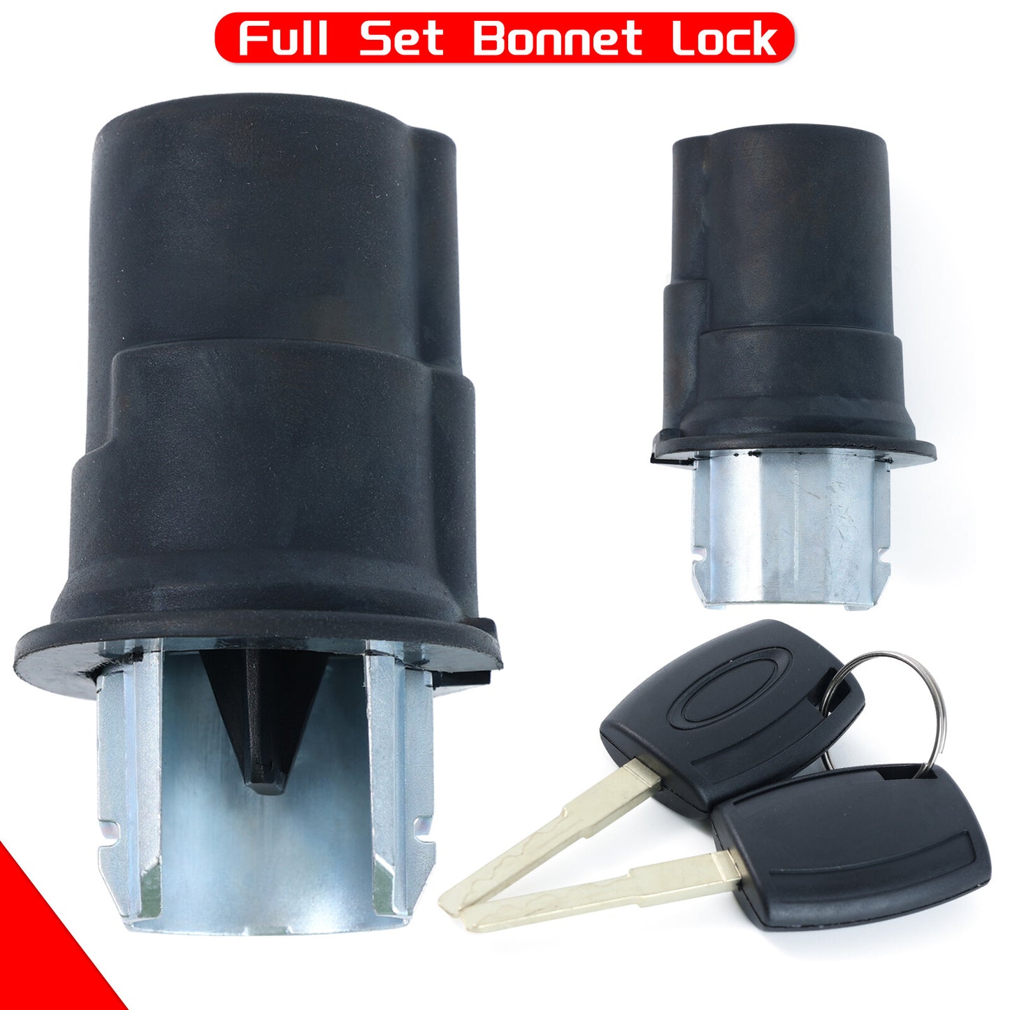 Car Engine Bonnet Lock Release For Tourneo Custom Transit MK8 With 2 Key 1926225