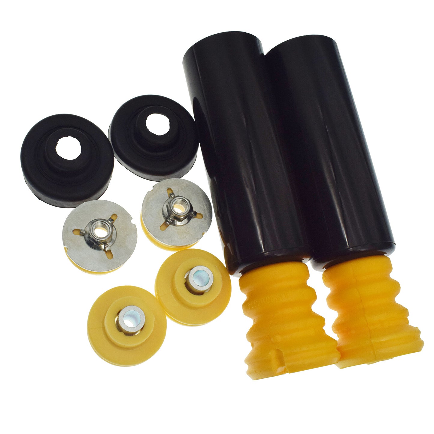 8-piece rear shock absorber kit with upper and lower mounts for E90, E92, 325xi, and 328i (brand new) n