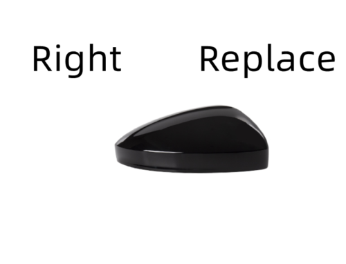 Right RearView Mirror Cover Replace for VW for Tiguan 2018-2022 Gloss