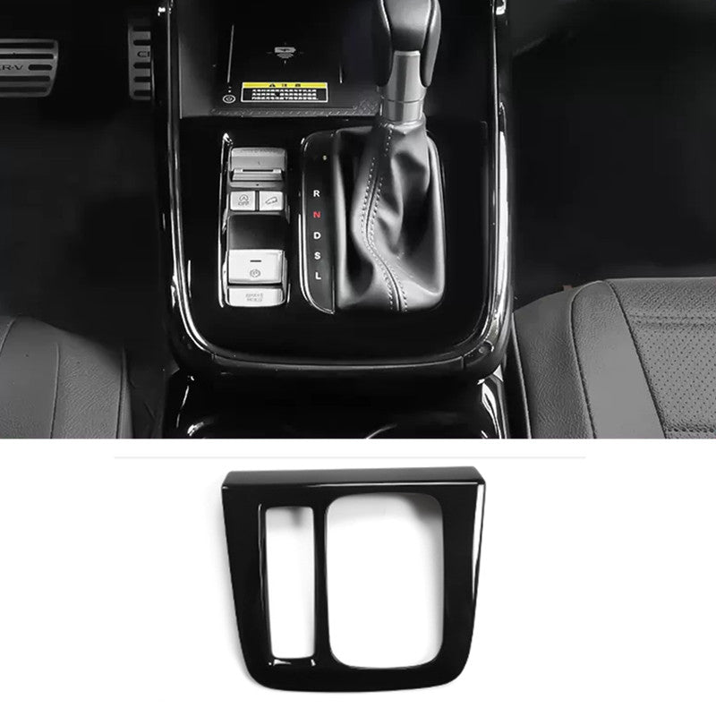Bright black Console Gear Shift Box Panel Trim for Honda CR-V CRV 2023 v