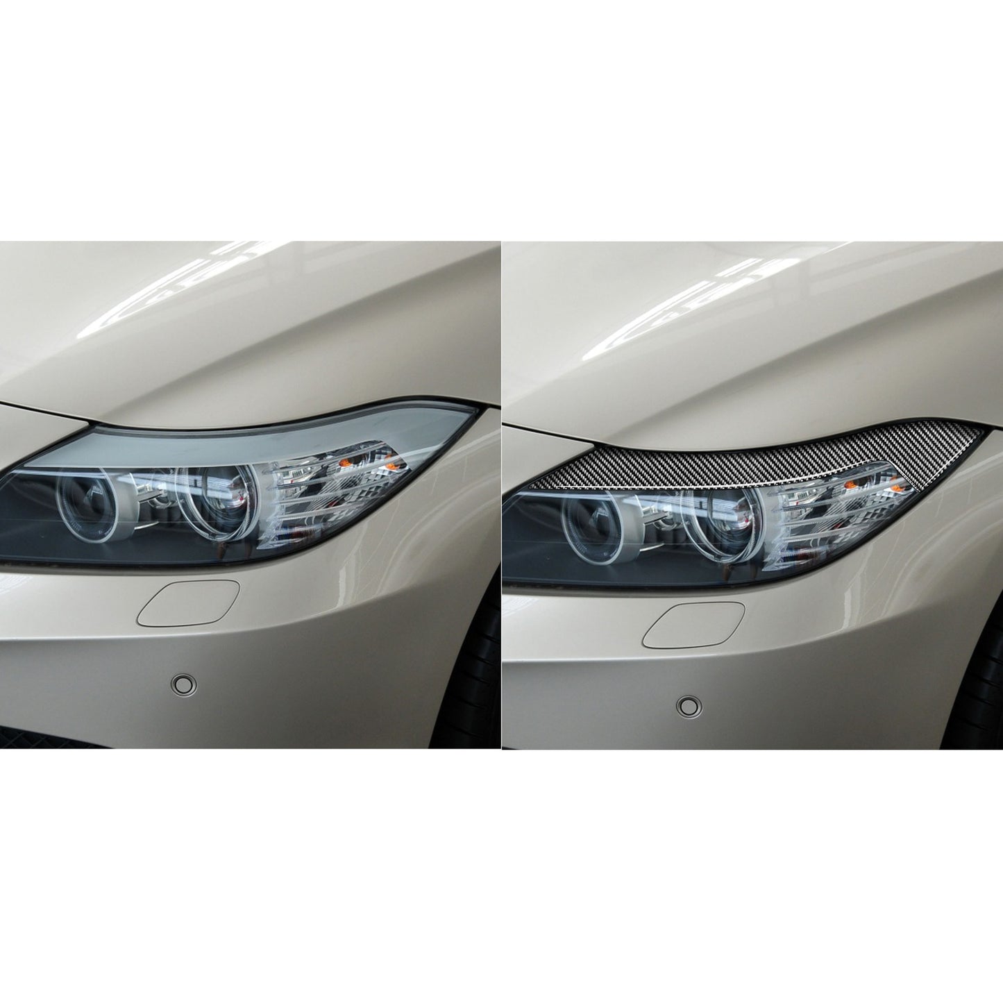 2X Window Lift Panel Trim Cover Bezel for Camaro 2016-18 Carbon Fiber v