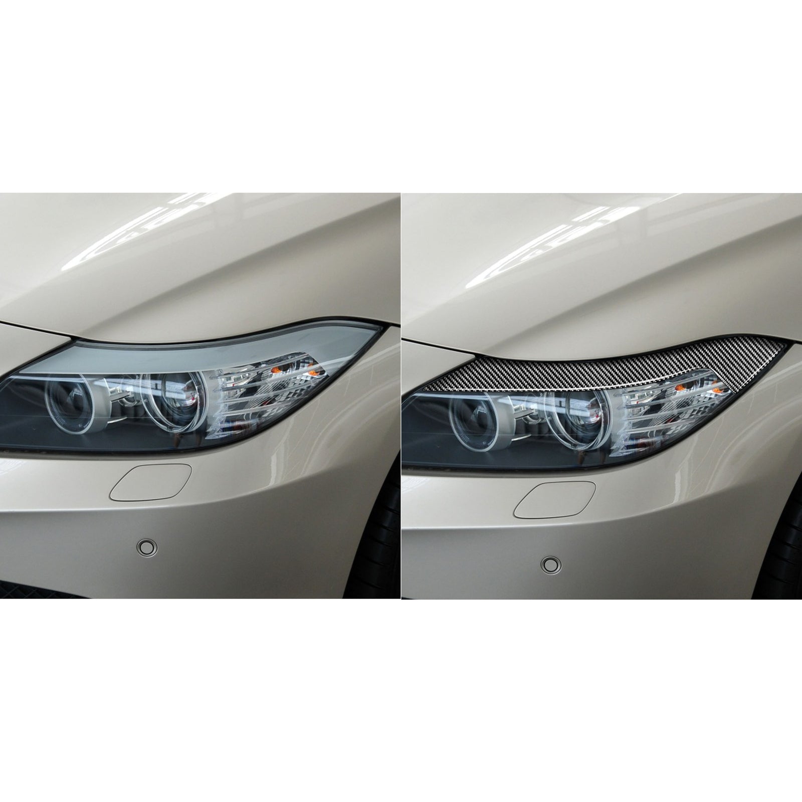 2X Window Lift Panel Trim Cover Bezel for Camaro 2016-18 Carbon Fiber v