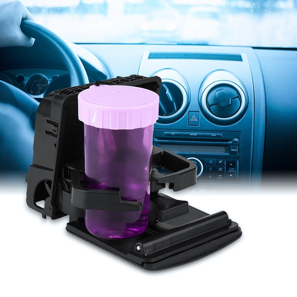 Car Armrest Cup Holder High-Durability Black Plastic Cup Holder for GTI MK5 MK6 Q