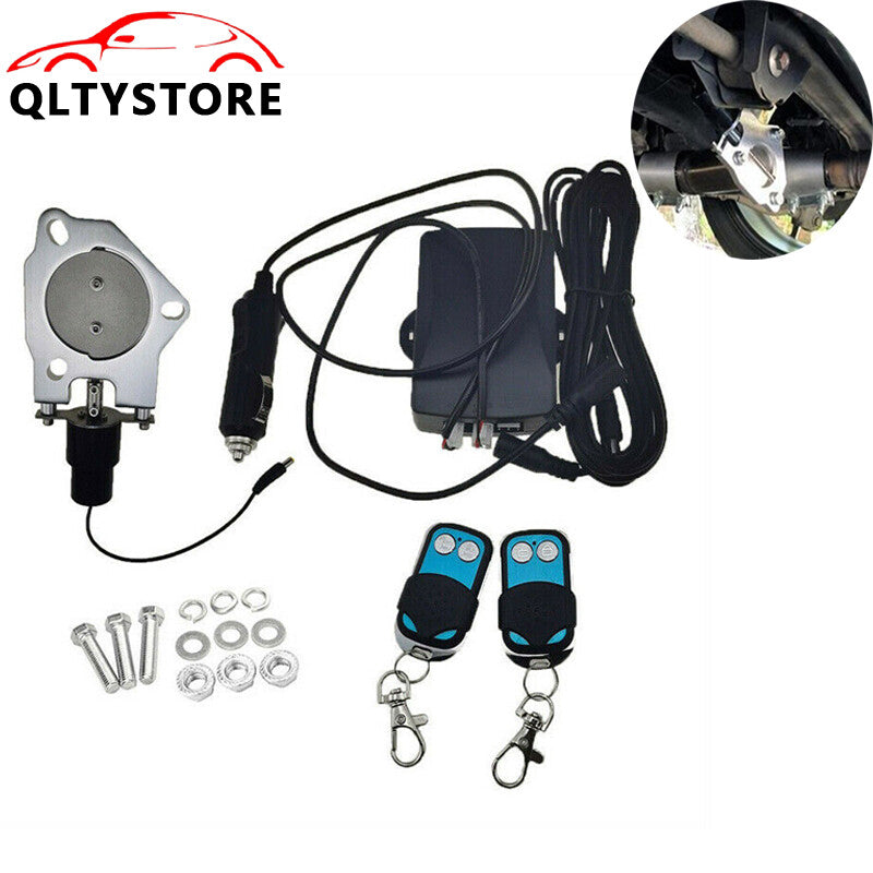 2'' inch Electric Exhaust Butterfly Valve Control Motor & Remote Switch Screws Q