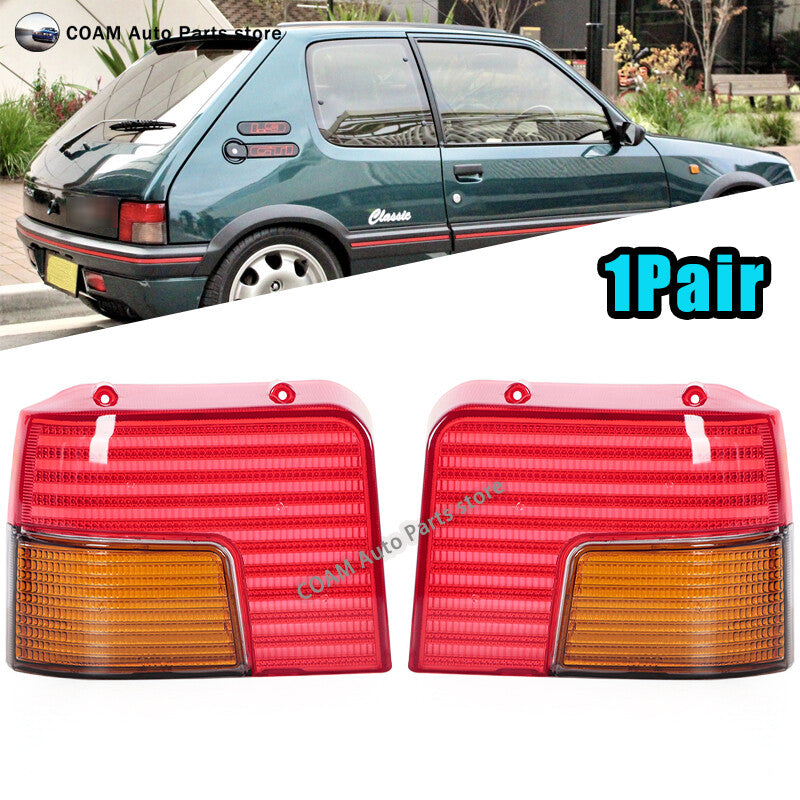 Left and right rear reverse brake stop light covers are suitable for Peugeot 205 1983-1994