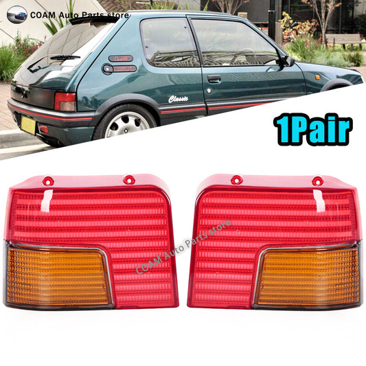 Left and right rear reverse brake stop light covers are suitable for Peugeot 205 1983-1994