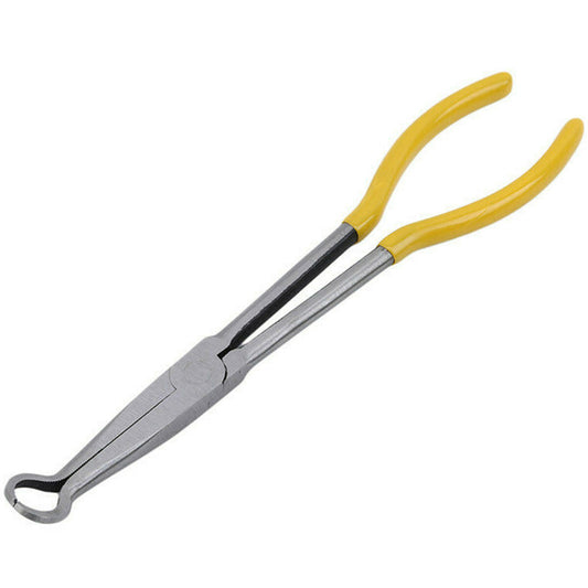 Car Spark Plug Pliers 280mm Cable Clamp Removal Tool Plier O-shape Offset Tip