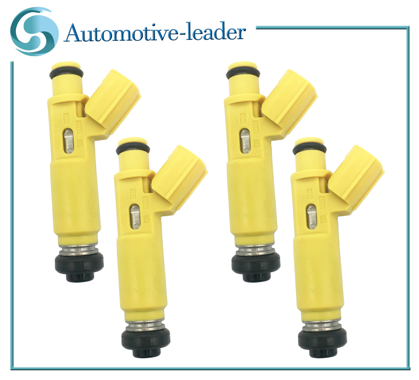 Set of 4 Fuel Injectors Nozzles for Toyota RAV4 2001 2002 2003 2.0L 23250-28050