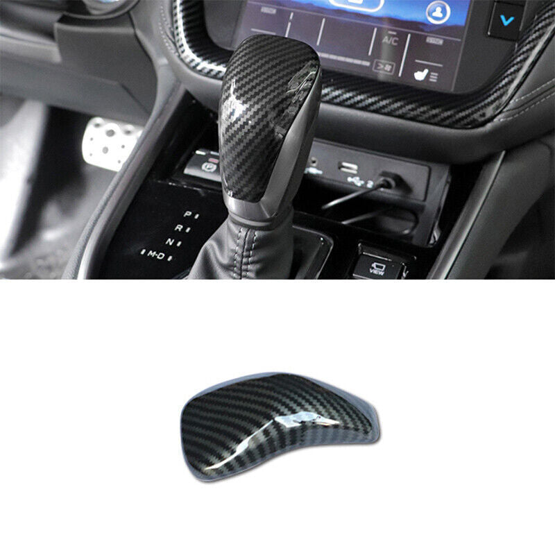 Carbon Fiber ABS Side Door Mirror Cover Trims For Outlander 2022-2023 v