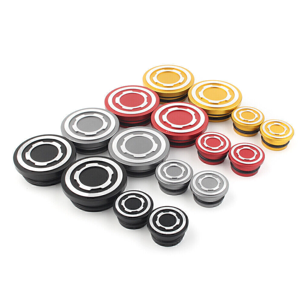 for Ducati Scrambler 800 400 4x Gear Frame Bar Screw Hole Prevent Dust Cap Plug