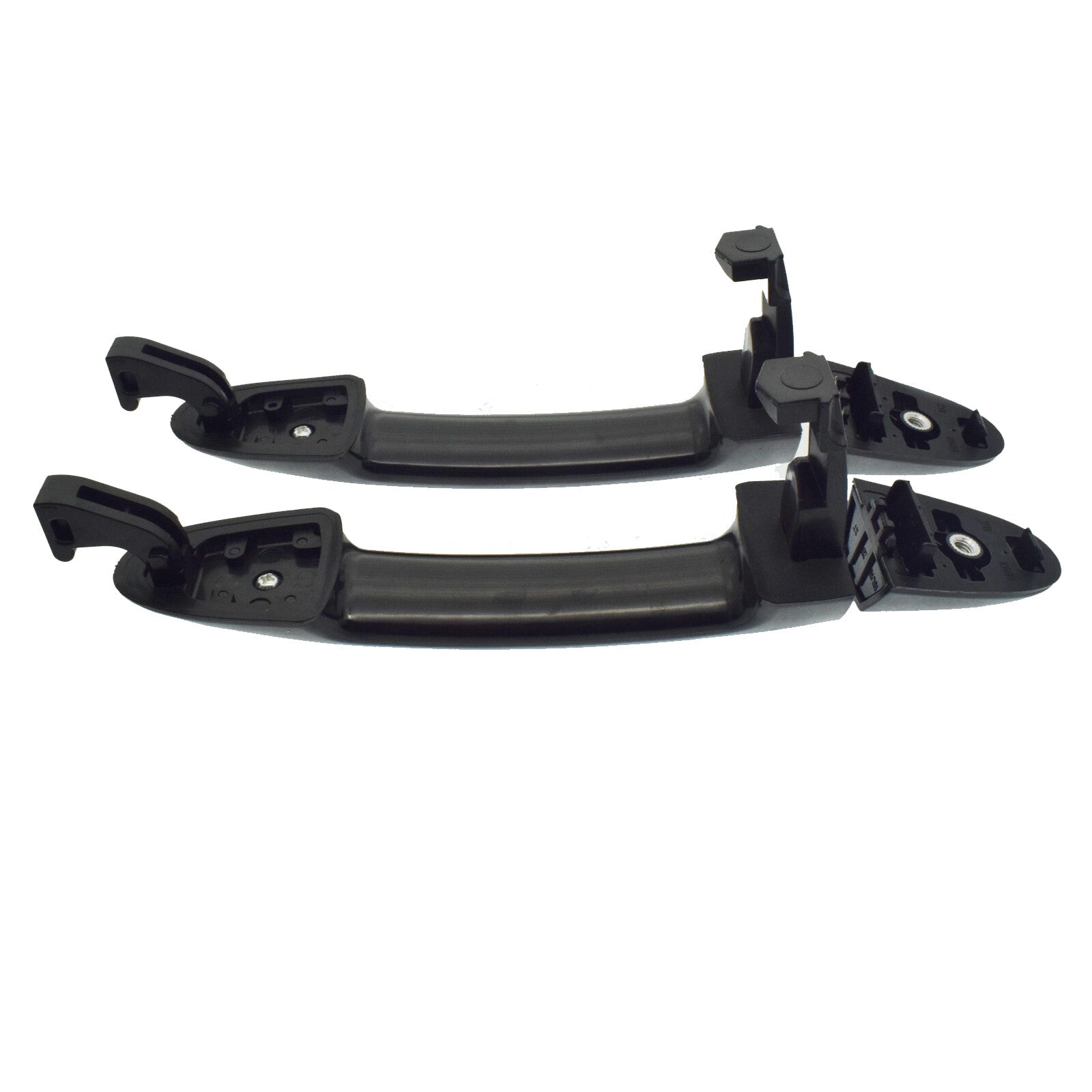 2-pack rear exterior door handles, chrome black, suitable for Hyundai Santa Fe 2007-2012. n