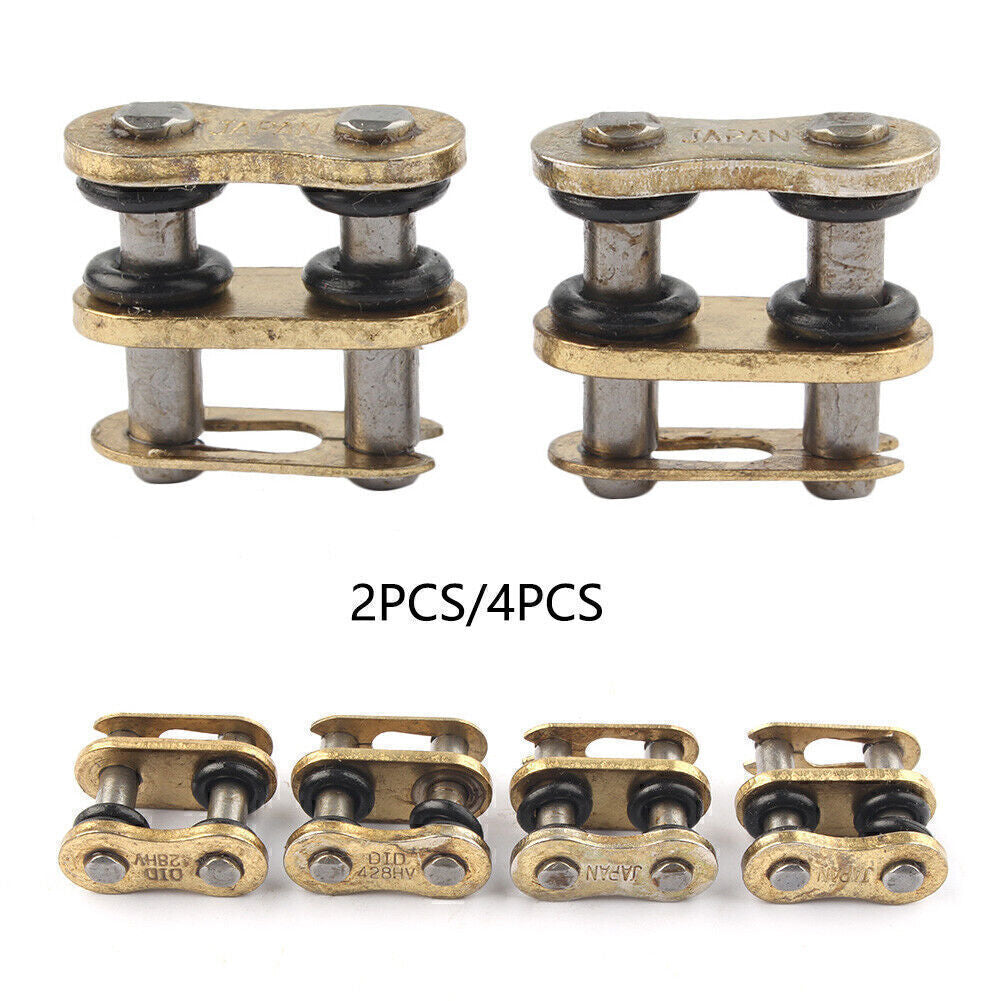 2  428 HV O-ring Heavy Duty Chain Connecting Master Link Motorcycle ATV Go Kart
