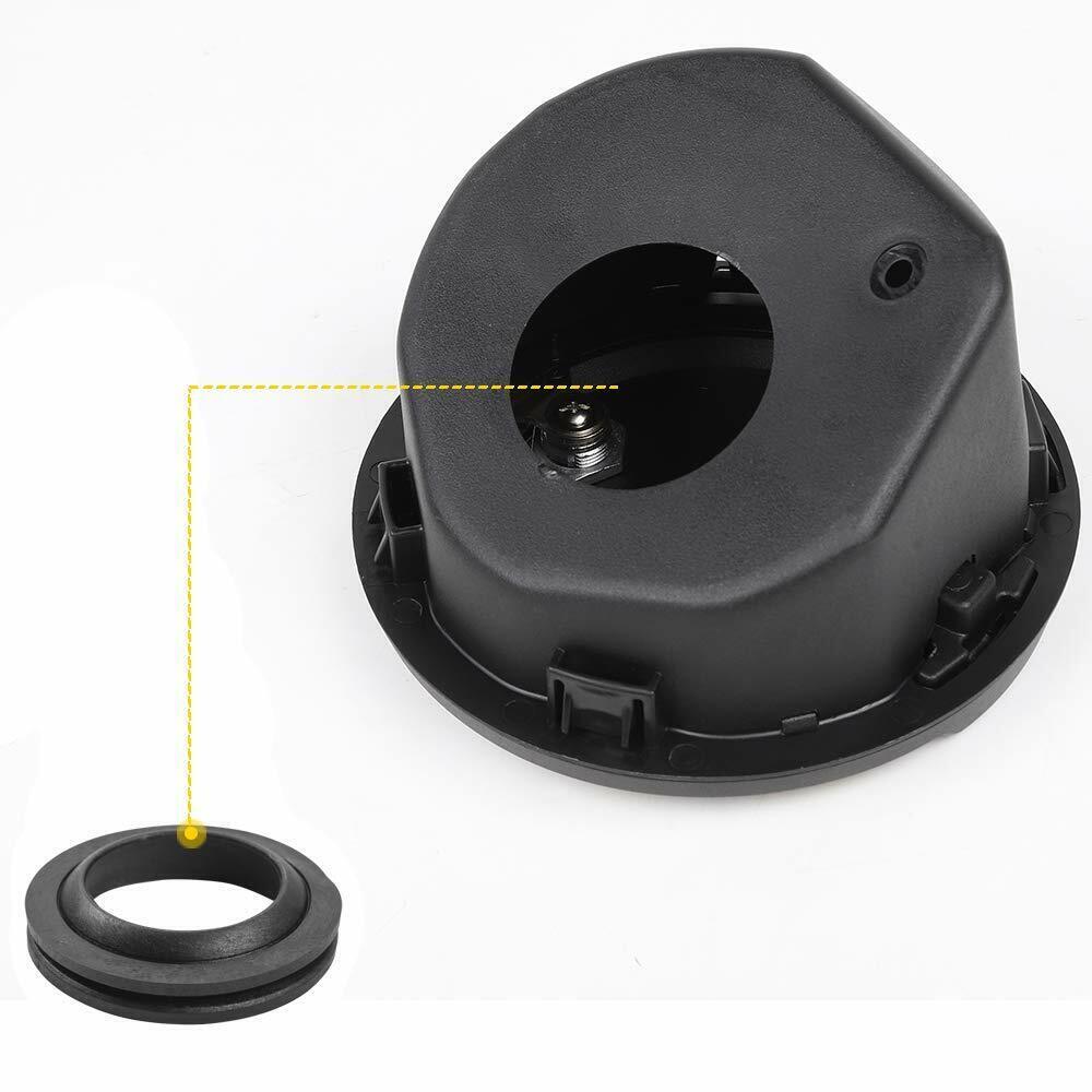 Black locking fuel tank cap/fuel filler cover for Jeep for Wrangler JL 2018-2023