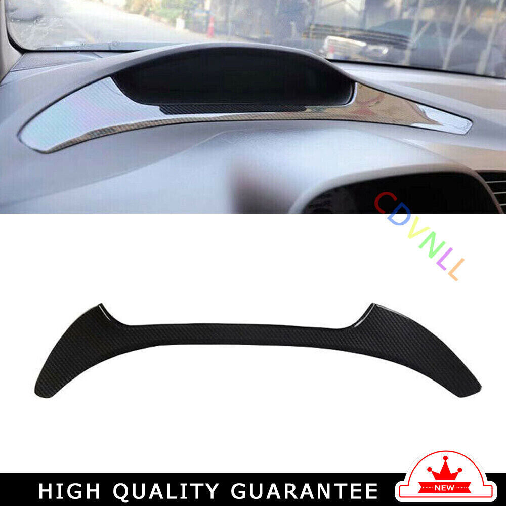 Dashboard Panel Frame Cover Trim 1PCS for Honda for Civic 8th 2006-2011 Carbon Fiber