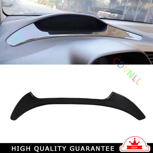 Dashboard Panel Frame Cover Trim 1PCS for Honda for Civic 8th 2006-2011 Carbon Fiber