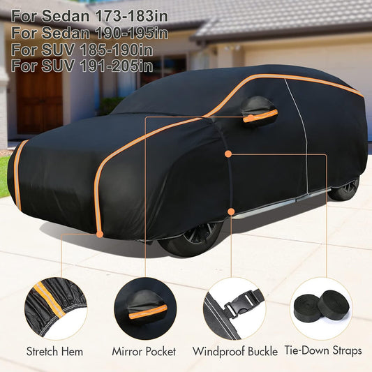 XXL Waterproof Full Car Cover Rain UV Resistant Protection For All Weather G5R7 Q
