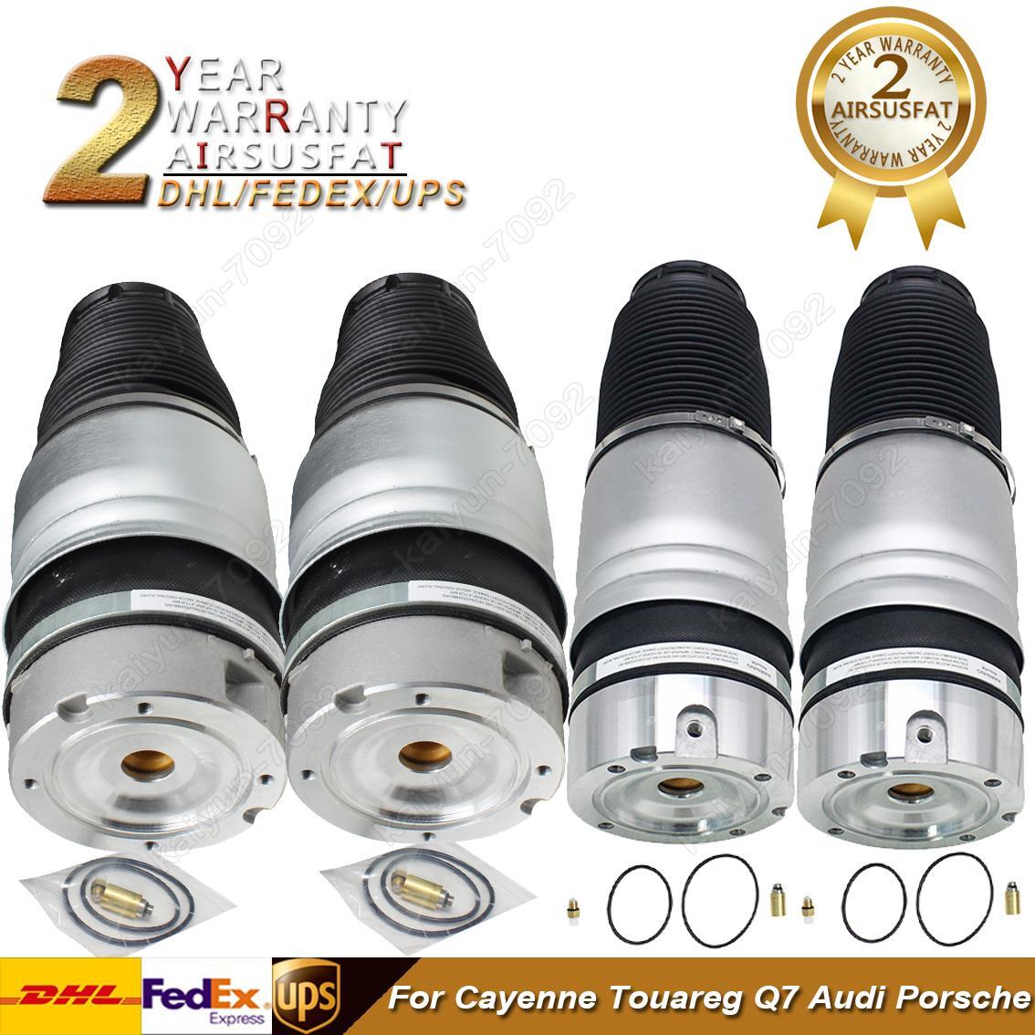 4 Pcs for Audi Q7 for Cayenne Touareg for Porsche Front Rear Air Suspension Spring Bags