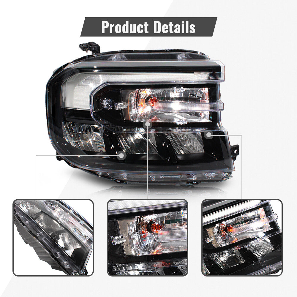 LED Headlight Assembly Black For 2022-2024 Maverick Right Passenger Side n
