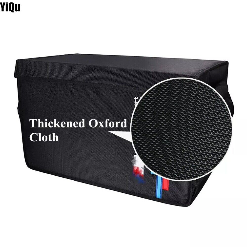 Fits For M Sport Foldable Cargo Trunk Storage Organizers Accessories Black n
