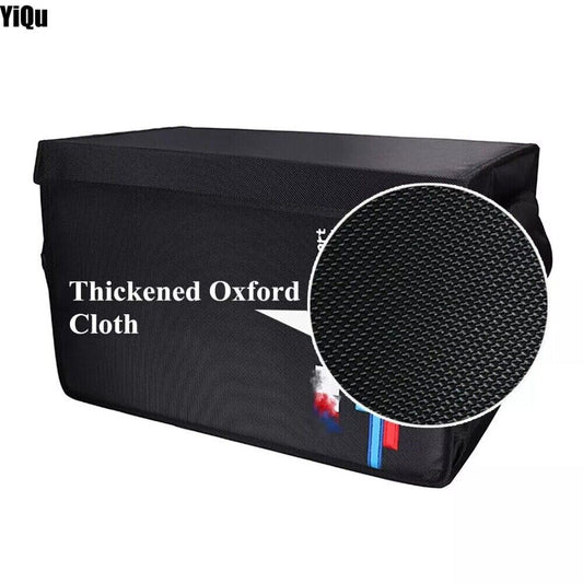 Fits For M Sport Foldable Cargo Trunk Storage Organizers Accessories Black n