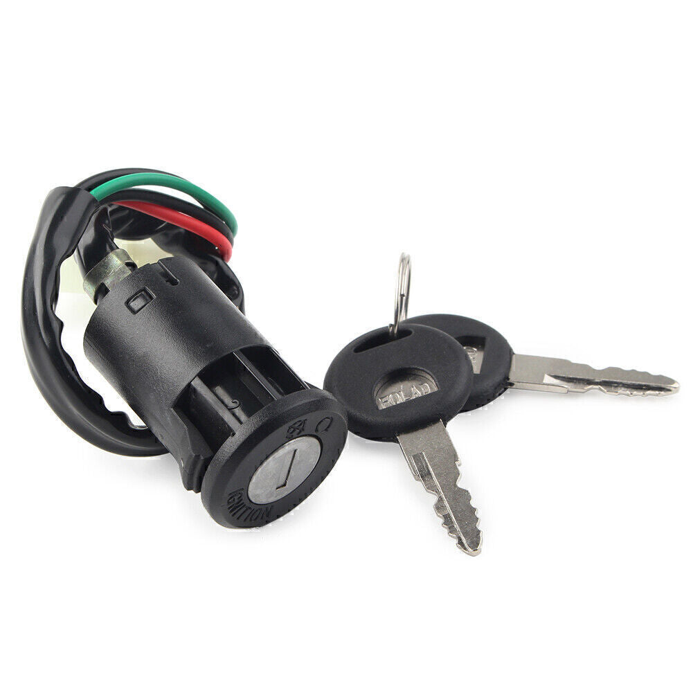 Motorcycle Security 4 Wire Ignition Key Lock Switch for Honda CG125 ATV Quad ATV Q
