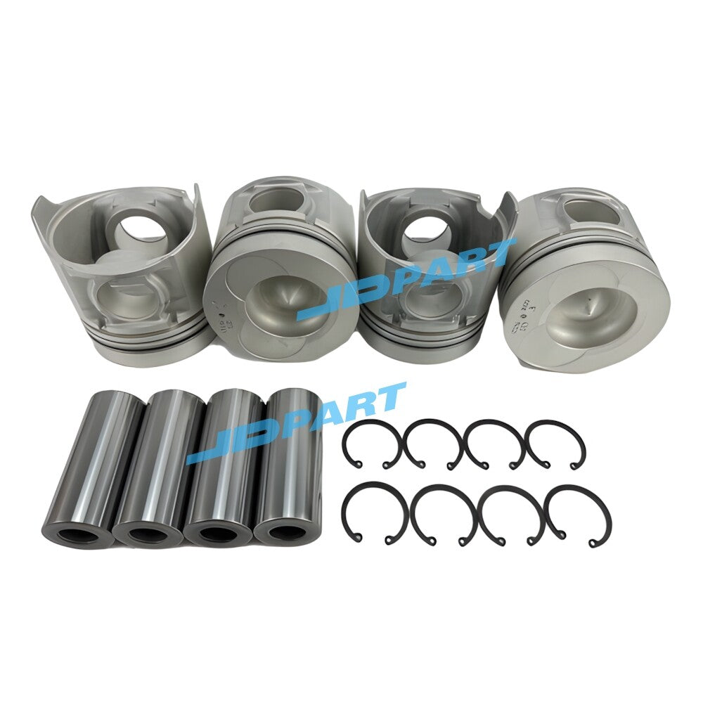 4-piece W04D piston kit 13216-0020 for Hino engine parts -