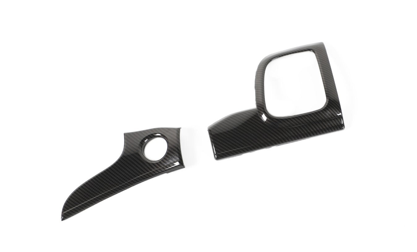 for Jeep Grand Cherokee RHD 14+ Center Console Dashboard Cover Trim Carbon Look