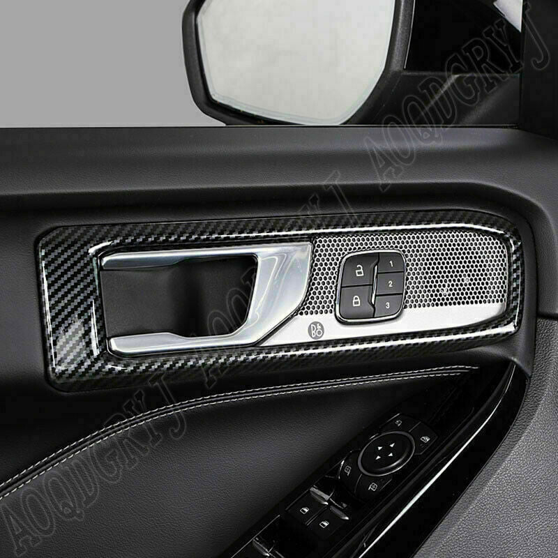 For Explorer 2020-2023 ABS Carbon Style for Seat Adjustment Button Cover Trim6 v