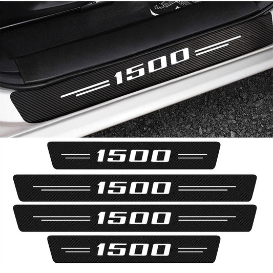 4x for Ram 1500 Truck Door Sill Plate Scuff Cover Steps Protectors Accessories
