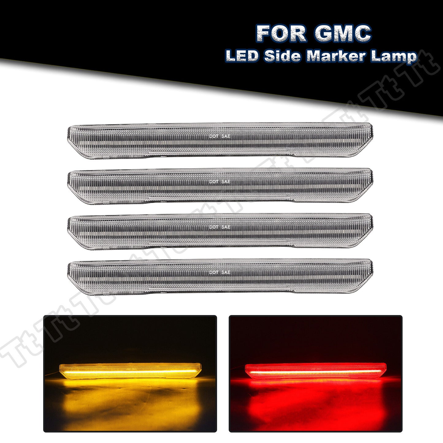 4 LED Headlights 2020 - 2024 for GMC for Sierra 2500HD 3500HD - v