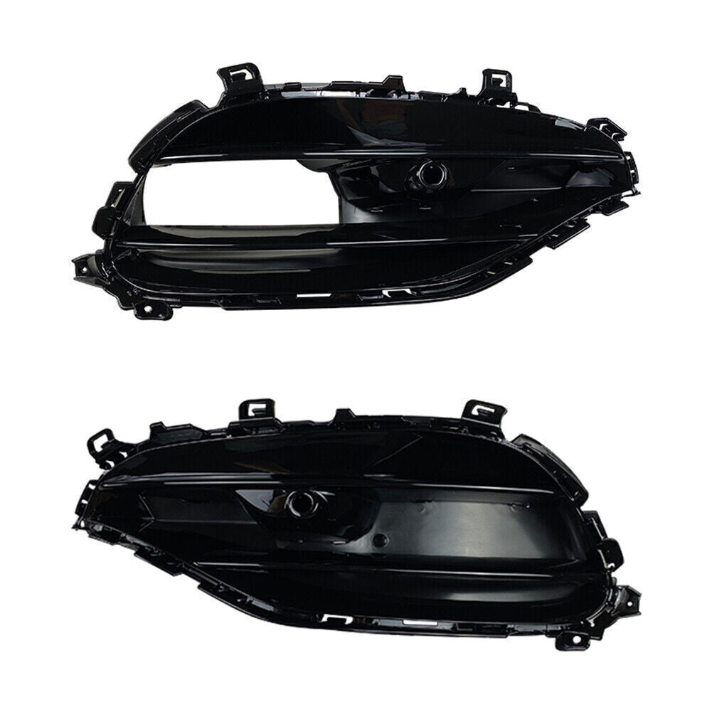 1Set Front Bumper Fog Lamp Grille Trim for Mercedes-Benz A-Class W176 2016-2018