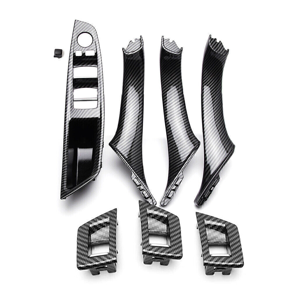 Carbon Fiber Car Door Window Switch Panel for BMW F10 F11 5 Series 2010-2016 11