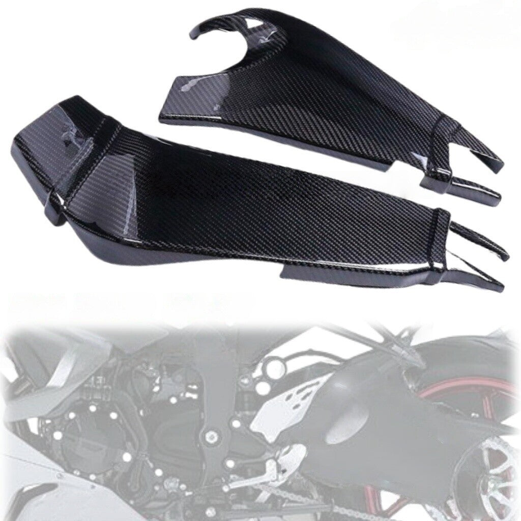 Carbon fiber rear swingarm fairing for Kawasaki ZX6R 2024-2025