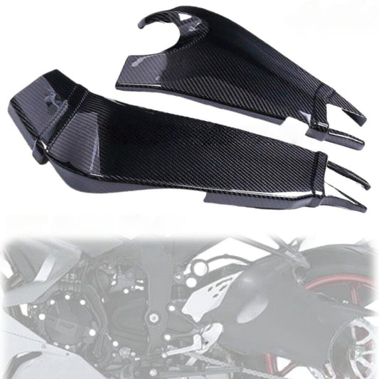 Carbon fiber rear swingarm fairing for Kawasaki ZX6R 2024-2025