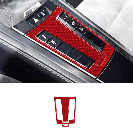 for Dodge for Challenger 2015-2020 Gear Shift Frame Trim Cover Decor Carbon Fiber v