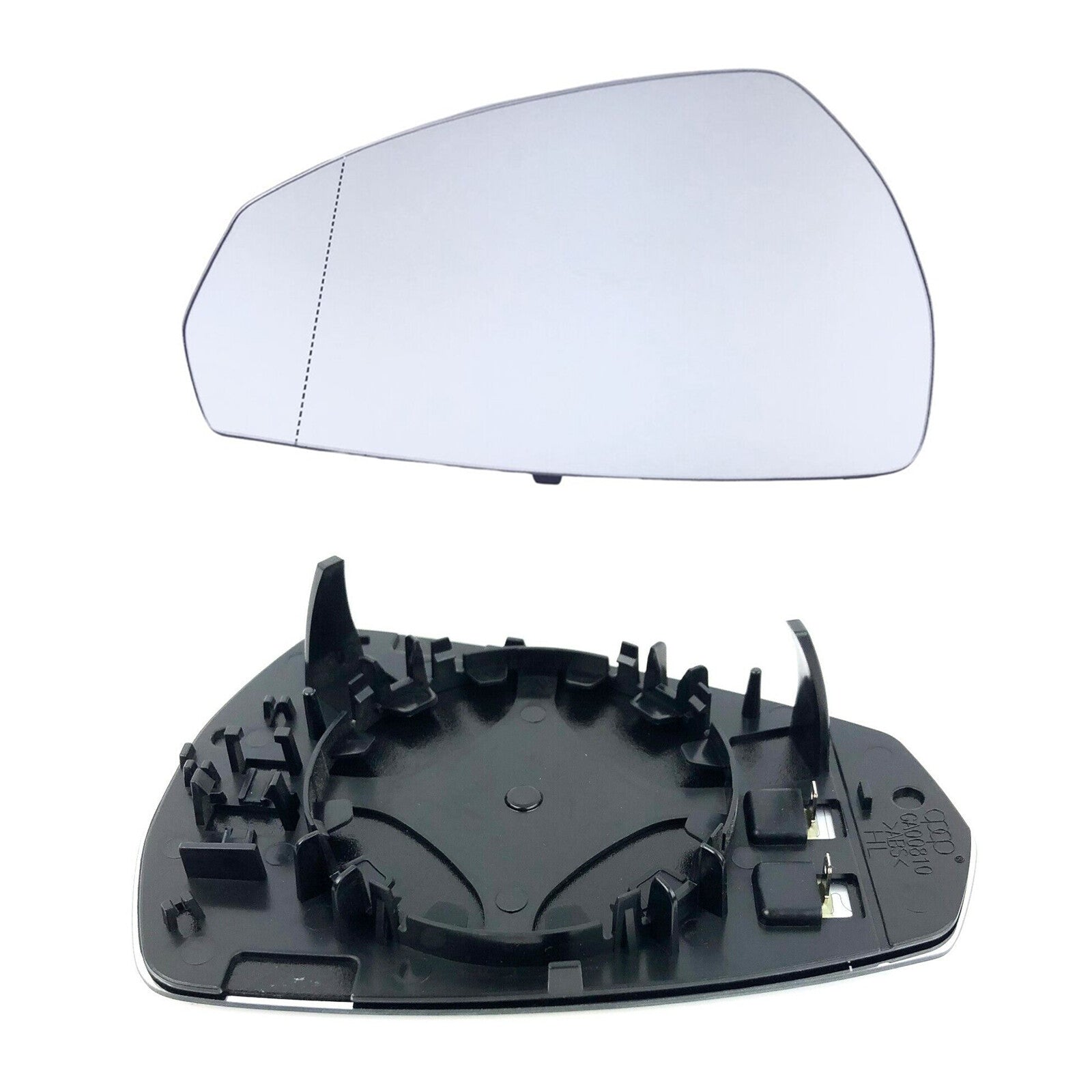 for AUDI A3 Quattro 2013-2020 Heated Mirror Glass Left Side With Backing Plate Q