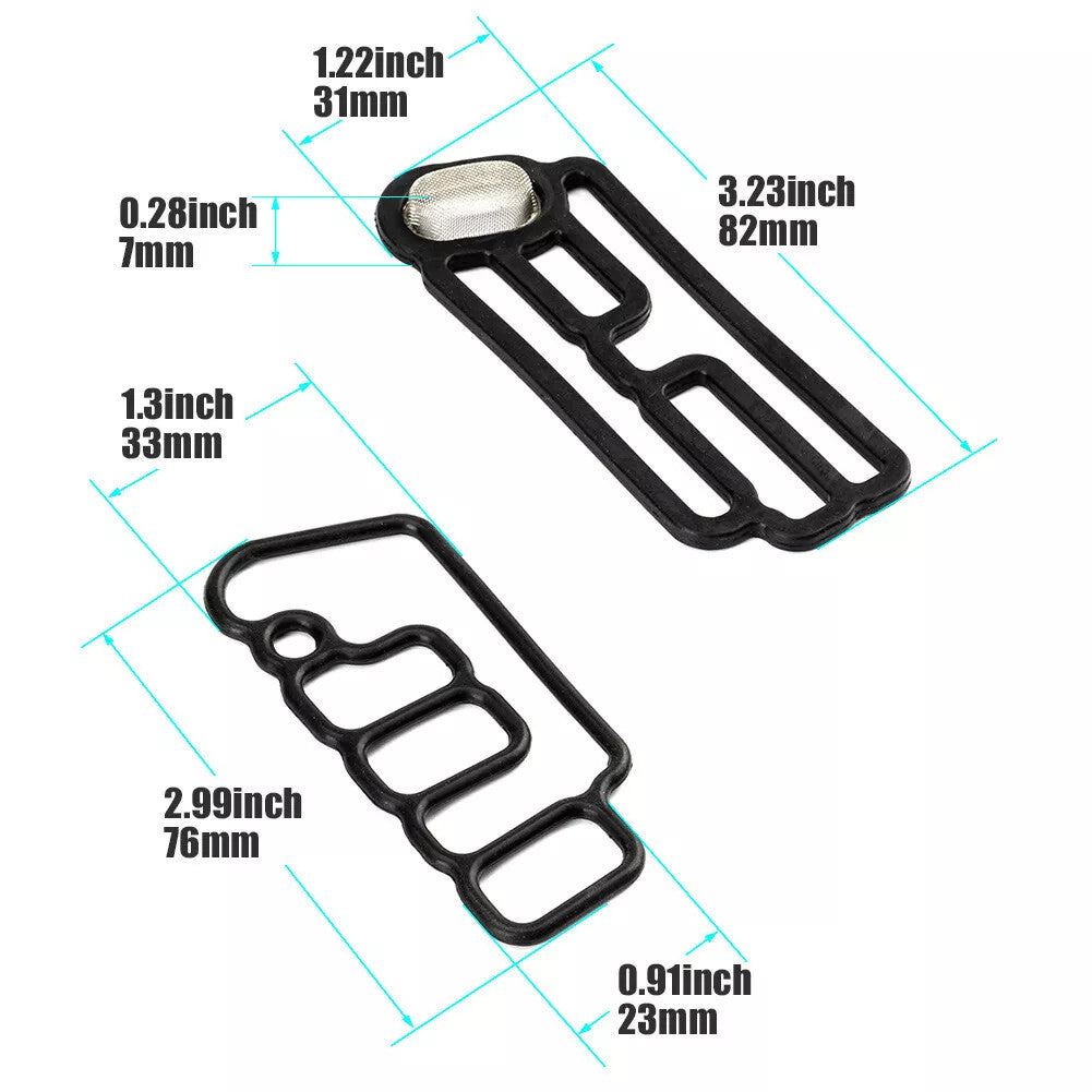 2x Head Cylinder Solenoid Gasket 15815-R70-A01 15845-R70-A01 3.5L 91319-PAA-A01