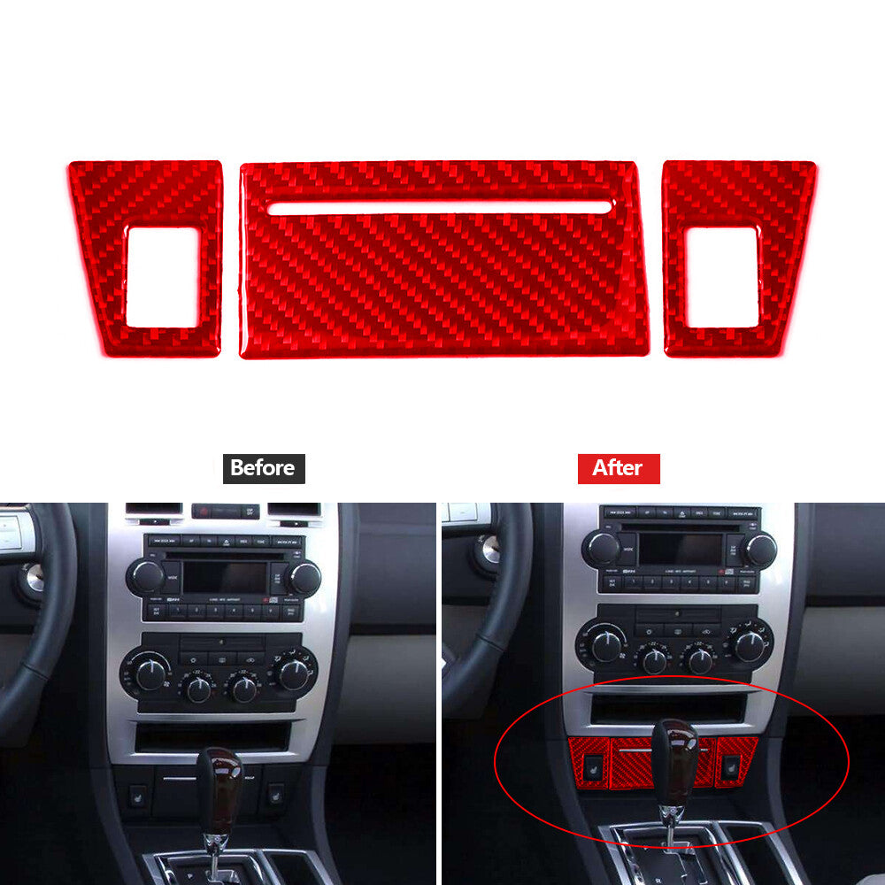 Carbon Fiber Rear Door Panel Cover Trim for Mercedes G-Class G350/G500 2013-2018 v