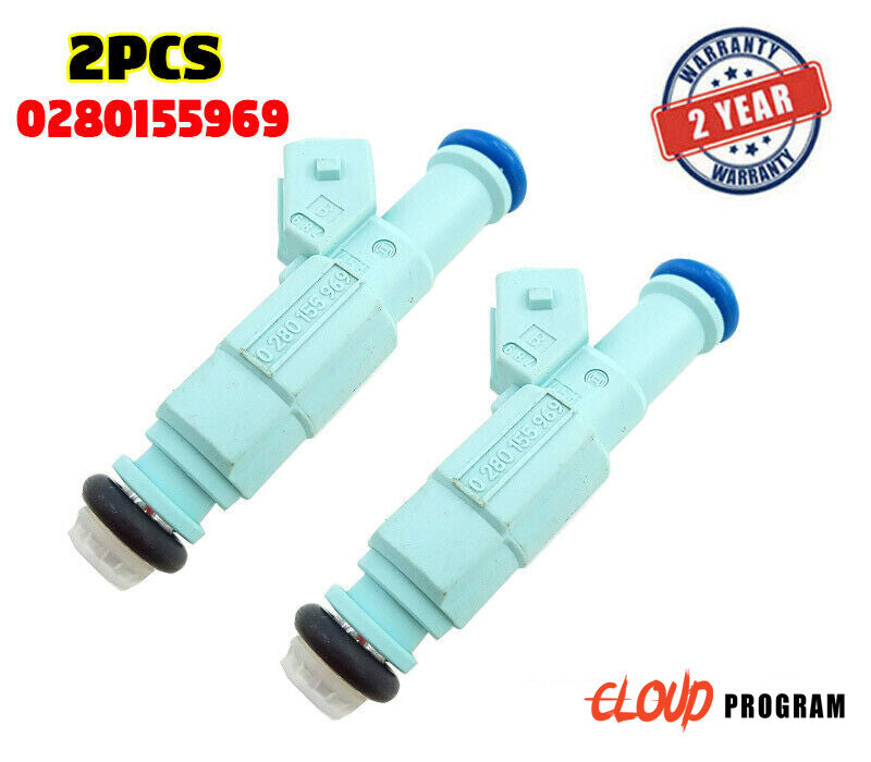 2 Pcs Fuel Injector Nozzle 0280155969 For E36 316 318i n