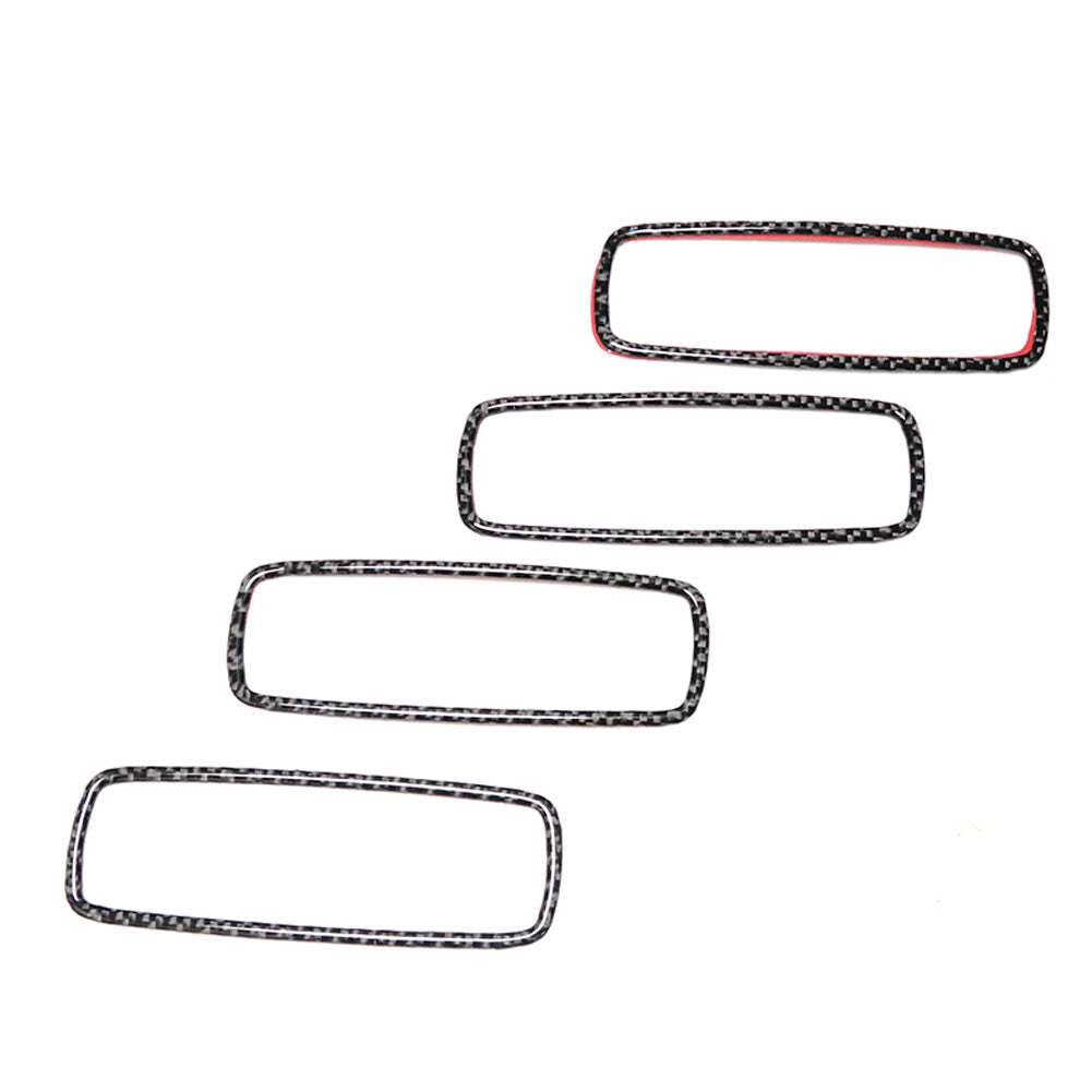 Carbon Fiber Door Handle Frame Cover Trim For X5 E70 X6 E71 2008-2013 Type B v