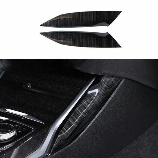 for BMW 3-Series G20 2019-2021 Black Titanium Gear Shift Both Side Strip Trim