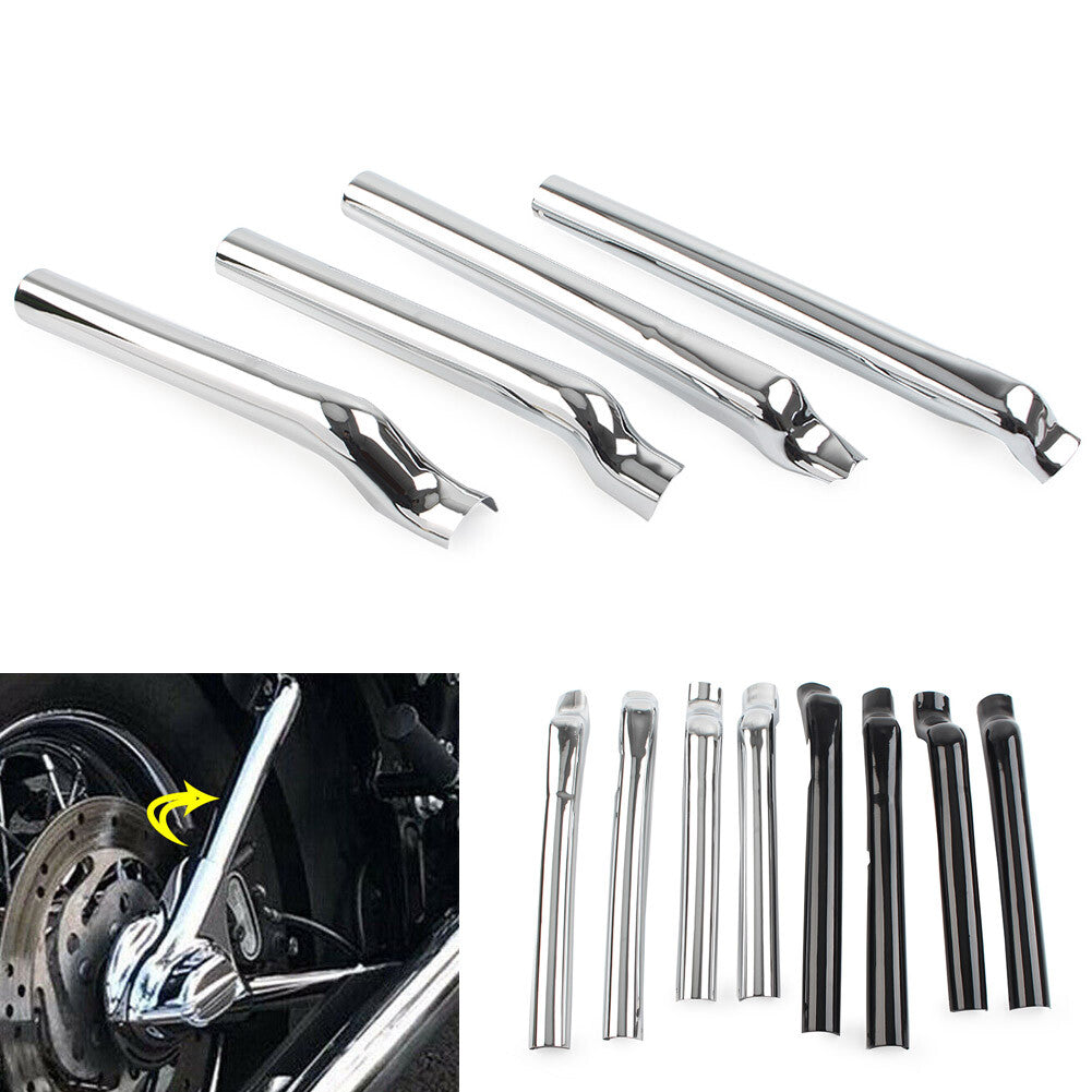 Rear Swingarm Tube Covers for Harley Heritage Softail Classic FLSTC