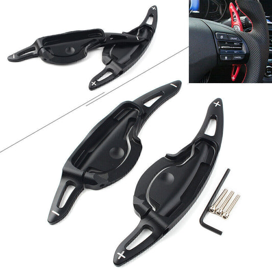 Car Steering Wheel Paddle Shifter Extension Black Fit for Hyundai LA FESTA 2019