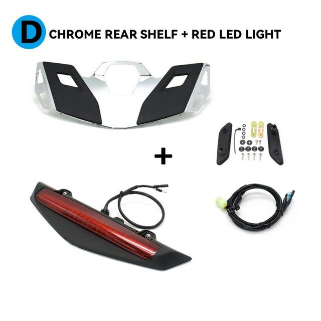 Fit for Honda GoldWing GL1800 2021-2022 Trunk Luggage Rack LED Brake Red Light