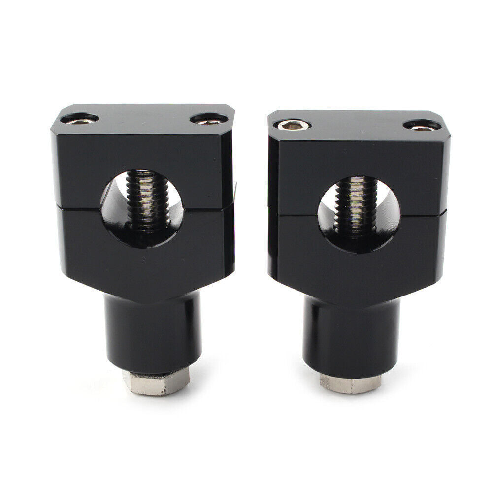 1 Motorcycle Handlebar Handle Bar Adapter Risers Clamp Mounts Fit for Harley Fatboy