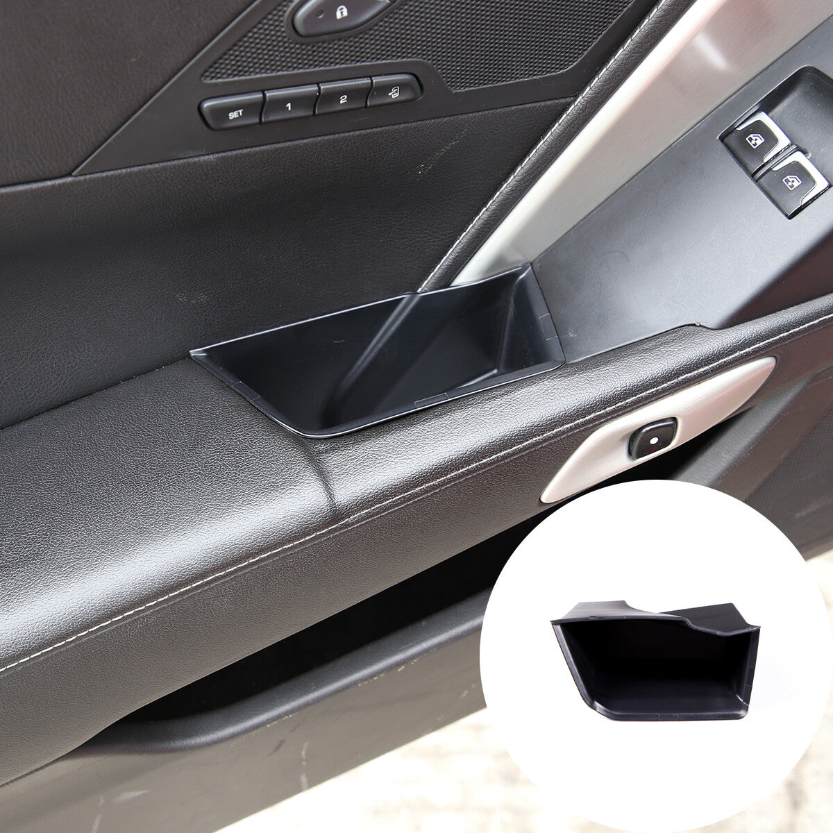 TPE brown cup holder rear storage box groove suitable for Maverick 2022-2023- v