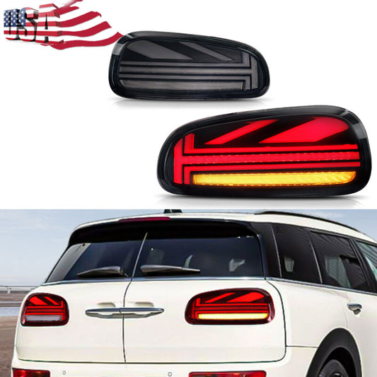 LED taillights are compatible with 2016-2019 for BMW for Mini Cooper Clubman F54 sequential taillights.