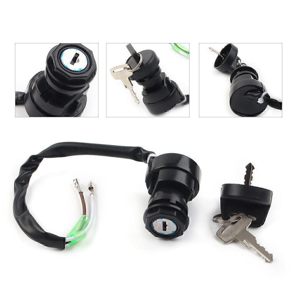 Ignition Key Switch for Kawasaki Bayou 400 KLF400 4X4 1993-1996 Atv Q